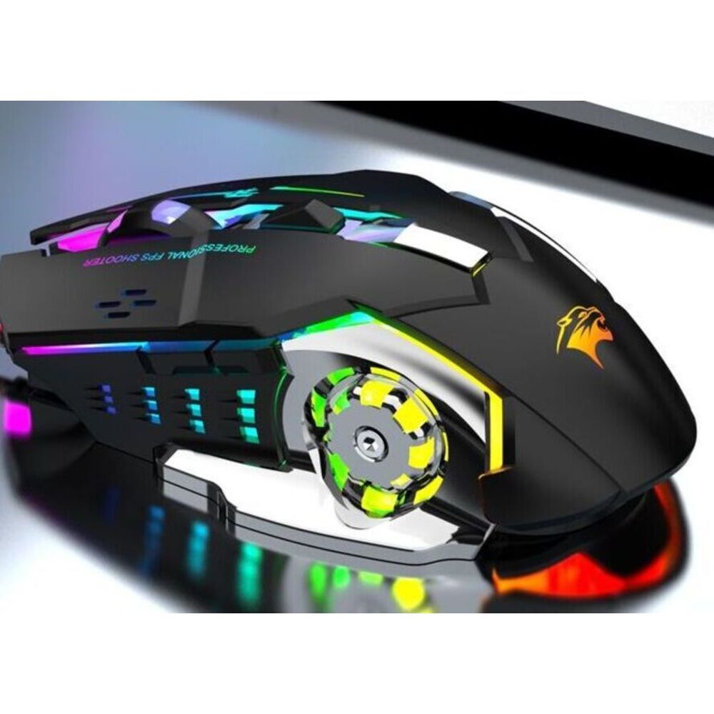 Wired Weighted Gaming Office Universal Adjustable DPI Colorful Lighting Mouse For Laptop And Desktop_voghion.com