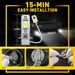 AUXITO 2 pezzi Canbus Auto Fendinebbia DRL LED ad alta potenza Giallo 3000K Bianco 6500K H3 Diodo Lampade Lampadina Mini 1:1 12V_voghion.com