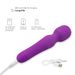 Massaggiatore AV Thread Stick G Spot stimola il vibratore Stimolatore clitorideo a 10 velocità Magic Wand Vibratore per vibratore_voghion.com