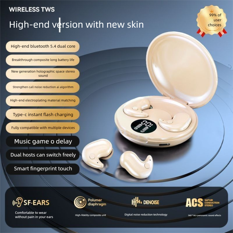 2025 Wireless Ultra-Thi Mii Sleep Bluetooth Headset Ivisible IPhone Eutral Ultra-Log Akkulaufzeit Lärm_voghion.com