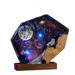 Interstellar Epoxy Lamp Space Galaxy Astronaut Resin Wood Art Spacecraft Night Light_voghion.com