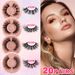 False Eyelashes 20 Boxes Mixed Thick And Long False Eyelashes A Pair Of Natural Three Dimensional Versatile Eyelashes_voghion.com