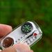 Outdoor Equipment Thermometer Magnifier Keychain Portable Mini Compass_voghion.com