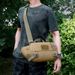 Multifunctional Fashion Casual Breast Bag Business Commute Waterproof And Wear-resistant Men's Fanny Pack Messenger Bag_voghion.com
