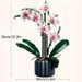Orchid Phalaenopsis Bouquet Flower Potted Bonsai Ornament Lego Model, Assembled Building Blocks DIY Educational Toys For Children Toy Gift_voghion.com