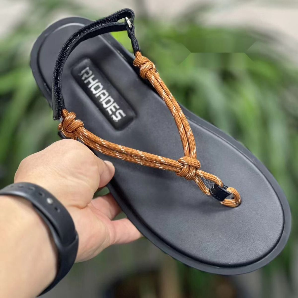 Rodis New Miu Knot Clip Toe spina di pesce, design semplice in velcro, sandali piatti con cinturino largo_voghion.com