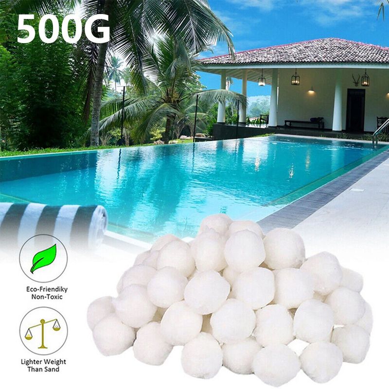 Pool Filter Balls Eco-Friendly Media For Swimming Pool Sand Filters 1.1 Lbs_voghion.com