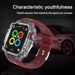 Applicable to Apple Watch strap super running contrast color transparent black appleiwatch9876 integrated strap 44/45mm_voghion.com