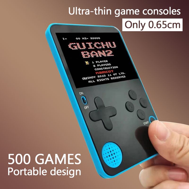 Built-in Mini Screen Boy Game Inch Game Player K10 Thin Video Console 500 Classic Games Portable 2.4 Ultra Game Handhled Retro_voghion.com