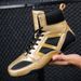 New Boxing Shoes Indoor Training Shoes Fighting Competition Shoes Large Size Fighting Shoes Squat Shoes_voghion.com