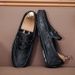 Summer Neie Stil Mokassinen Liederschuhe Männer Verschleißbeständeg a komfortabel Rutsch-Op Lazy Schuhe Modesch a villfälteg Männer Loafers_voghion.com