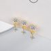 Gold Farbe 8A Zirkon Ohrringe Schraube Ohr Exquisite Kleine Nase Knochen Ohrstecker_voghion.com