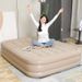 Automatic Foldable Built-in Pump Heightened Inflatable Mattress Outdoor Portable Tent Camping Air Bed_voghion.com