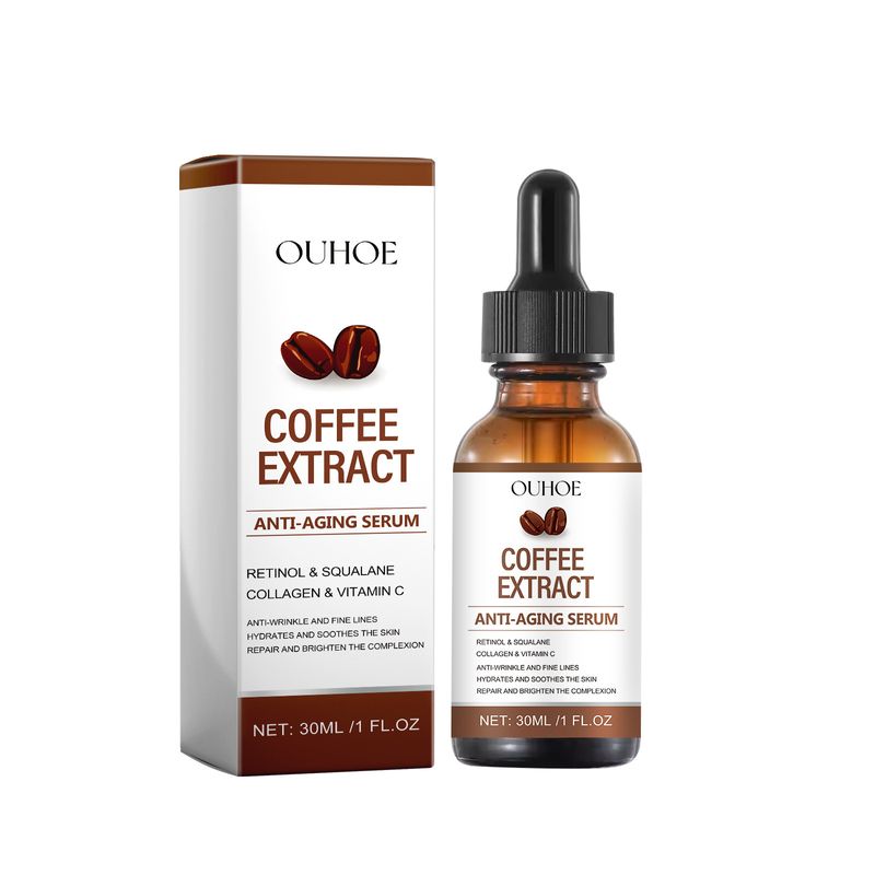 OUHOE Caffeine Facial Fine Lines and Wrinkles Moisturizing Skin essence_voghion.com