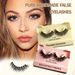 Eyelashes Set Mink Fur False Eyelashes In Various Styles, Multi Layer Thick Curled Eyelashes, Fried Hair, Messy And Fluffy False Eyelashes_voghion.com