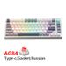 Clavier mécanique personnalisé Zifriend russe AG84, joint de connexion à chaud, clavier russe pour jeux et sports électroniques_voghion.com