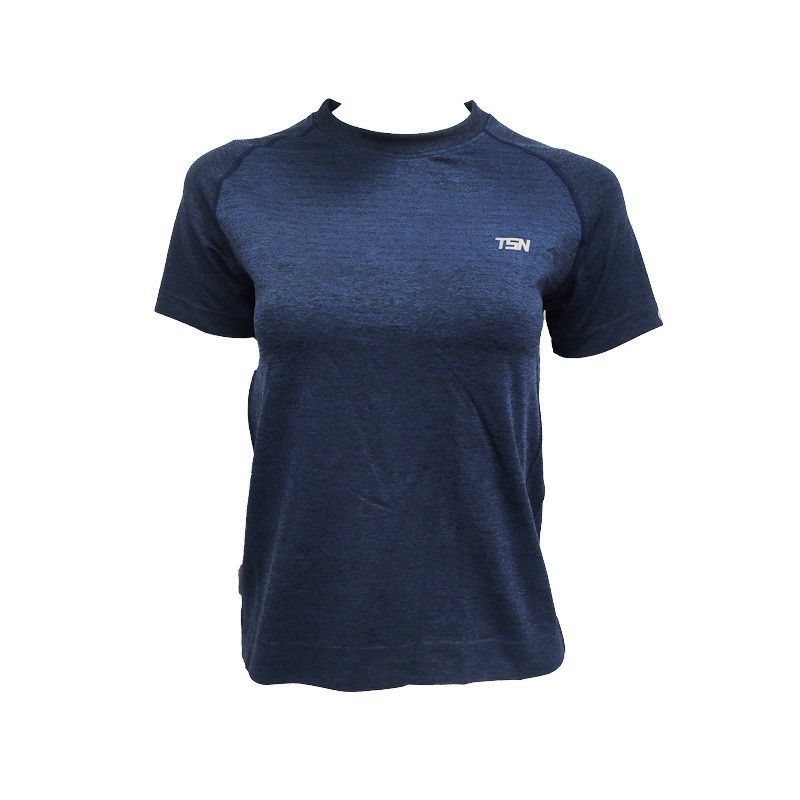 Damskie sportowe ubrania do jogi na wiosnę i lato, z krótkim rękawem, do biegania i fitnessu, bezszwowe, luźne, szybkoschnące, oddychające_voghion.com