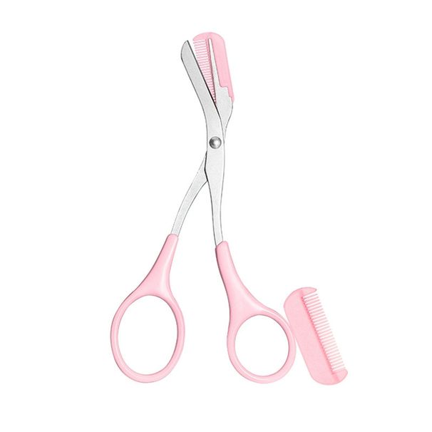 Safe Eyebrow Razor With Stainless Steel Blade – Precision Grooming Tool For Women & Men – Blue (1-Piece Pack)_voghion.com