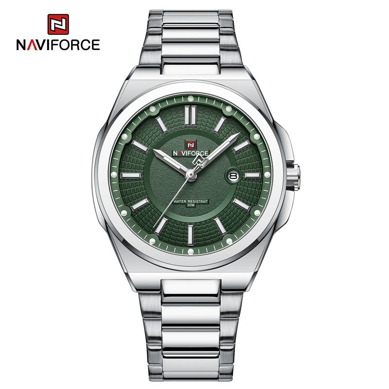 Men's Watch ports Casual Stainless Steel Quartz Wristwatches Date Clock with Luminous Hands_voghion.com