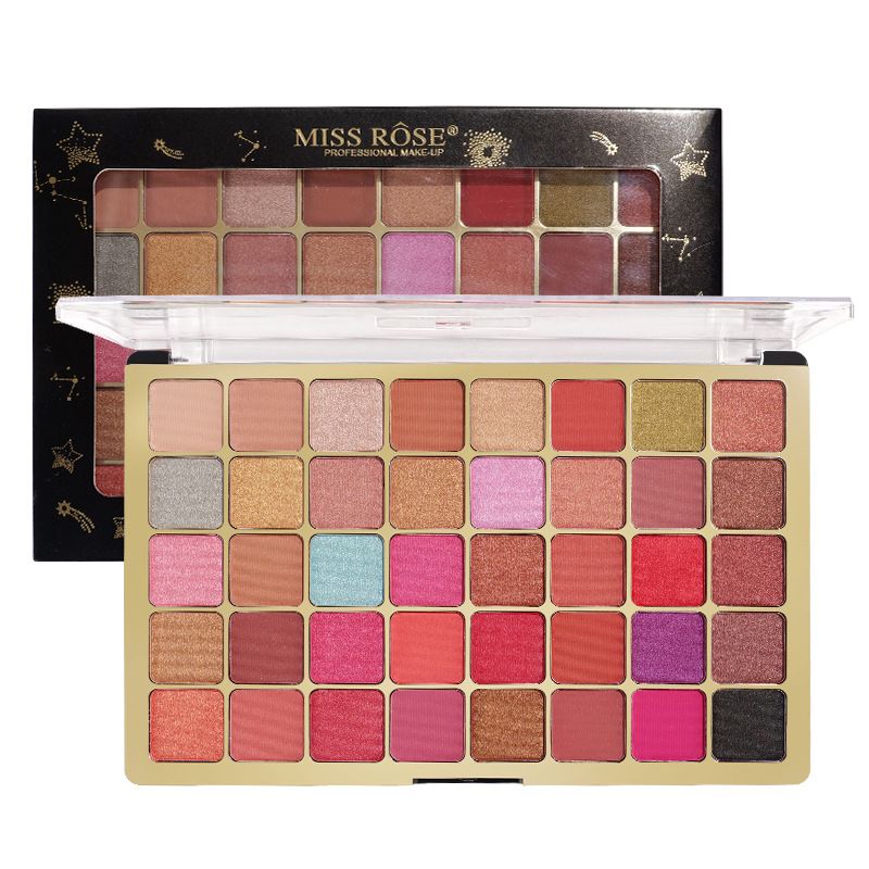 Eye Shadow Winter Colorful Eye Makeup Matte High Gloss Fine Glitter Eye Shadow Pearlescent Non Smudged European And American Makeup Eye Shadow Palette_voghion.com
