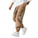 Modische Cargo-Jogginghose für Herren mit mehreren Taschen, lockere Passform, atmungsaktiv, lange Hose mit Kordelzug und Bündchen_voghion.com
