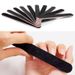 Nagelfeilen & Polierer Doppelseitige mattierte Form- und Polierstreifen Schwarze Nagelkunst Nagelfeile Maniküre Schleifpapier Feilenstreifen_voghion.com