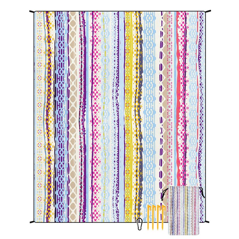 Individuell bedruckte Picknickmatte – wasserdicht, faltbar und tragbar (200 x 150 cm, Polyester, für Outdoor und Camping)_voghion.com