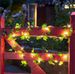 Heißer Verkauf Künstliche Green Leaf LED Kupferdraht Outdoor Dekoration Immergrüne Rebe Solar Garten Licht String_voghion.com