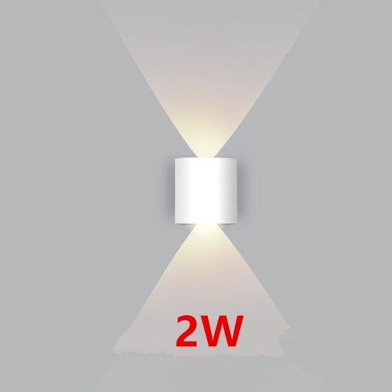 Lampă de perete LED IP65, iluminat exterior impermeabil pentru grădină, aluminiu AC86-265, lumină de perete pentru dormitor și living, scară_voghion.com
