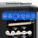 24in Wine Refrigerator Cooler-51 Bottle Capacity_voghion.com