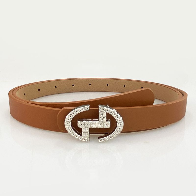  Cinturones finos decorativos varios colores para mujer gama media-alta._voghion.com