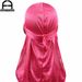 Unisex Donna Uomo Seta Durag Turbante Cappello Parrucche Biker Copricapo Fascia Accessori per capelli Cinghie a coda lunga Bandane Durags setosi_voghion.com