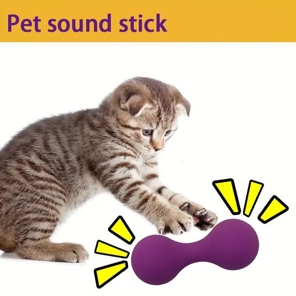 Silicone Products, Pet Sound Sticks. Colored Ringing Paper Cat Teasing Sticks, Handmade Fringed Cat Toys, Cat Teasing Sticks_voghion.com