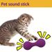 Silicone Products, Pet Sound Sticks. Colored Ringing Paper Cat Teasing Sticks, Handmade Fringed Cat Toys, Cat Teasing Sticks_voghion.com