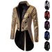 Elegante giacca blazer con paillettes da uomo per smoking, banchetti, discoteche e spettacoli - Design alla moda slim fit in vari colori_voghion.com