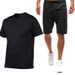 Direkt Liwwerung vun neie Summersport-Casual-T-Shirten fir Männerkleeder, Fitness-Lafshorts a Kuerzärmelkostümer_voghion.com