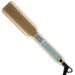 Rucha Ceramic Tourmaline Flat Iron With Wide Plates, 10 Temperature Settings, Dual Voltage (100-240V), Gold EU Plug_voghion.com