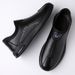 Men's Slip-On Leather Loafers - Soft Sole Comfortable Driving Shoes For Business Casual_voghion.com