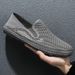 Unbeatable Quality Men's Summer Lightweight Breathable One Foot On The Net, Men's Soft Soles And Surface, Casual With Mesh Fabric, Lazy_voghion.com