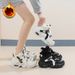 Nuovo velluto ispessito caldo inverno freddo neve stivali antiscivolo studente piattaforma cotone scarpe da donna_voghion.com