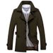 Men's Clothing Men's Casual Windbreaker Mid-length Men's Coat_voghion.com