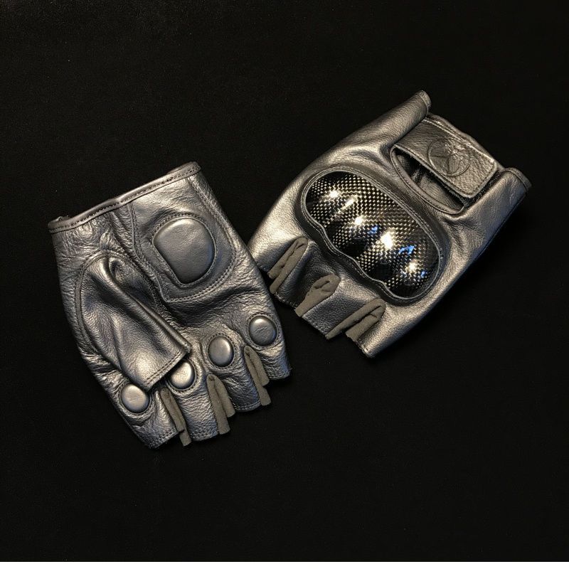 Cowhide Outdoor Driving Men Durable Flexible Bovine Leather Gloves_voghion.com
