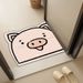 Bathroom Door Absorbent Mat Cartoon Small Carpet Special Shape Bathroom Diatom Mud Quick Drying Cute Bathroom Foot Mat_voghion.com