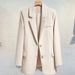 Women's Autumn Style Slim Fit Temperament Street Style High-end Beige Suit Small Size Versatile_voghion.com