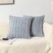 Plush Corduroy Corn Pillow – Soft Square Cushion For Sofa, Bed & Back Support – Cozy Nordic Home Decor (45x45cm, 15 Colors)_voghion.com
