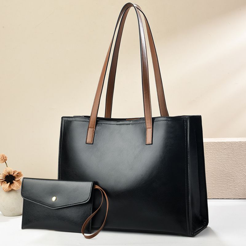 Borse da donna, borsa tote, borsa tote, borsa per mamma e bambino, borsa sottobraccio in PU con texture, borsa a tracolla_voghion.com