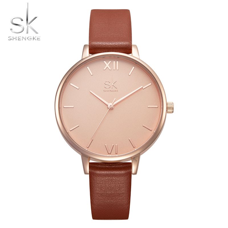 Women's watch SK women's watch women's watch fashion simple marble pattern quartz watch belt waterproof women's watch_voghion.com