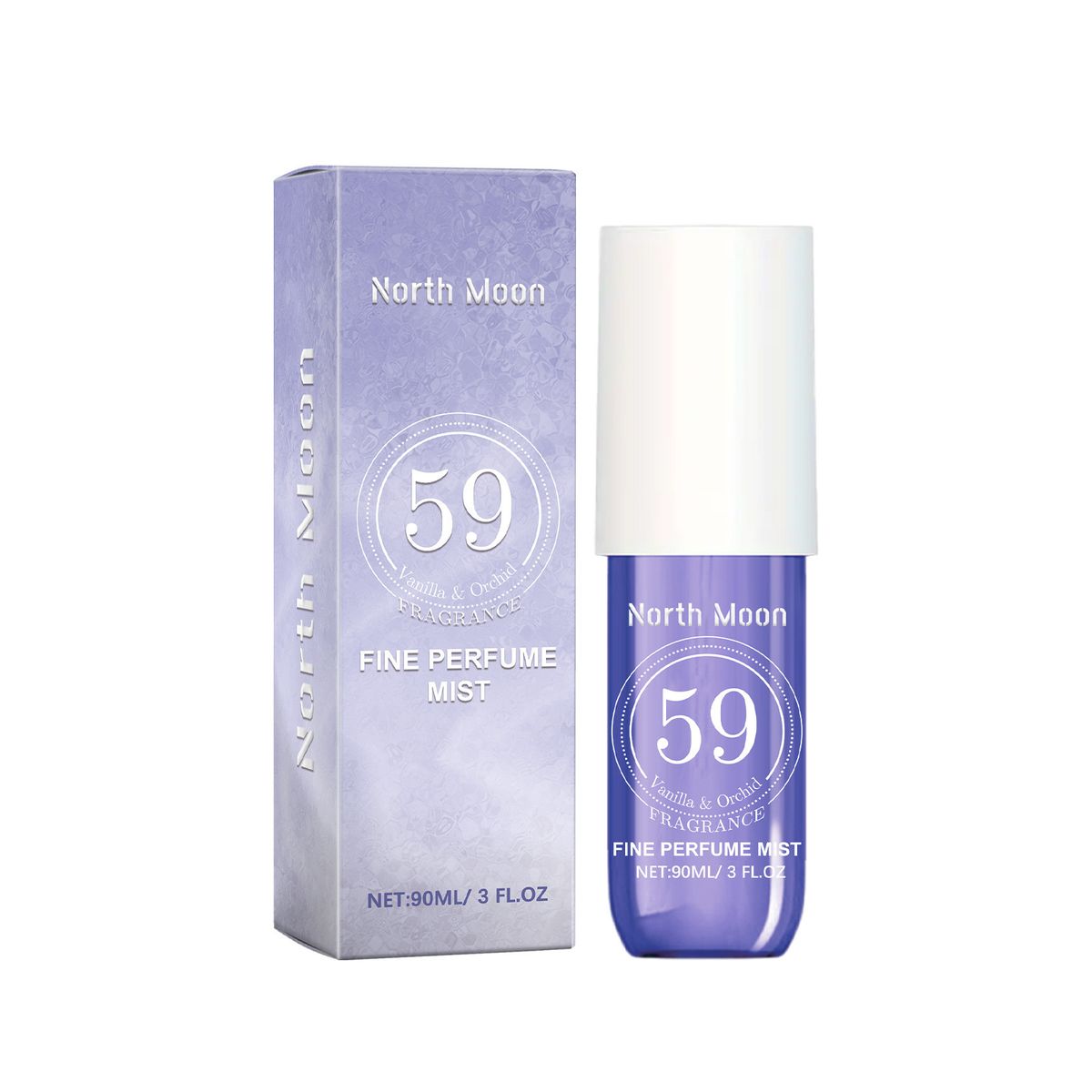 North Moon Vanillespray, frische, natürliche Orchidee, eleganter, lang anhaltender Duft, Datumsparfüm_voghion.com
