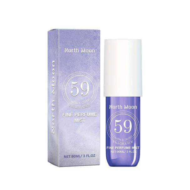 North Moon Vanillespray, frische, natürliche Orchidee, eleganter, lang anhaltender Duft, Datumsparfüm_voghion.com
