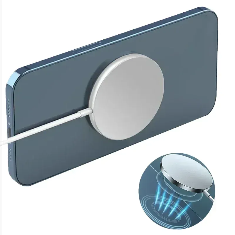 Schnelles Ladegerät Magnetisches kabelloses Ladepad für iPhone 17 16 15 14 13 12 Max Mini USB C 8 Plus XR MAX Pro_voghion.com